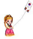 flying kite