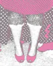 pink shoes