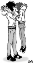 emo hug