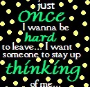 just once