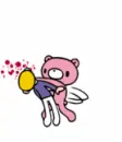 teddy bear beat up