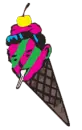 ice cream face