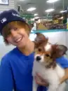 Justin with Sammy <3