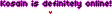 kosain is online