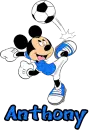 Soccer Mickey Mouse -Anthony-