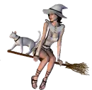 Girl with cat