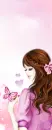 GIRL WITH BUTTERFLY