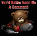 you'd better send me a comment