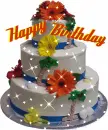 Tropical Birthday Cake
