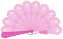 Pink fan