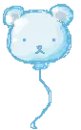 blue bear balloon