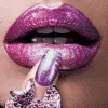 Purple lips