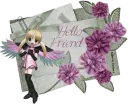HELLO FRIEND/CARD