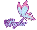 Side Facing Butterfly -Skylar-