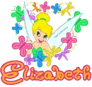Tinkerbell With Butterflies -Elizabeth-