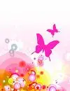 pink background