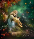 Faerie with Flutterbys