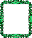 3 color green frames