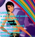 LOVE...a special word