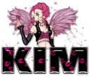 Kim pink goth girl