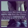 burning out