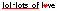 lol-lots of l<3ve