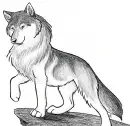 Wolf Drawing