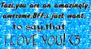 for: tazi lovee. <3