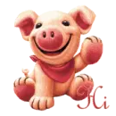 Pig says hi
