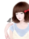 Girl With Butterfly