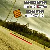 think of me