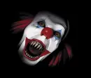 clown laughing