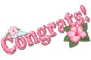 Pink Hibiscus: Congrats