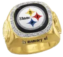 pittsburgh steelers diamond ring shane