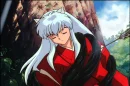 Inuyasha pinned to the sacred tree