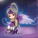 purple fairy unicorn