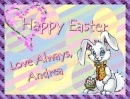 Happy Easter- Andrea