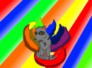 Rainbow Wolf