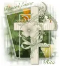 Ivory Easter Cross - Rita