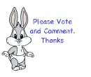 Please Vote and Comment my graphics - Bugs Bunny