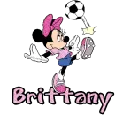 Minnie Mouse Soccer -Brittany-