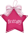 Pink Star With Bow -Brittany-