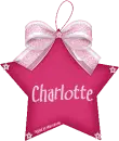 Pink Star With Bow -Charlotte-