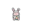 Easter Piggy Plushie 