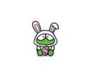 Easter Frog Plushie 
