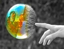 bubble bursting