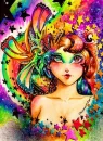 colorful girl