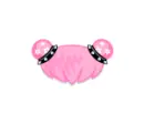 Pink Hair Bun Wig 