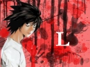 L and bloodybackground