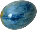 blue marble easter egg